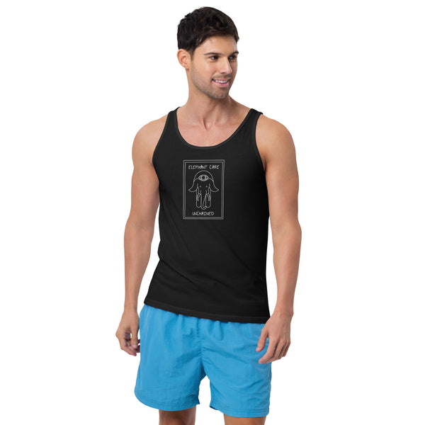 Elephant Care Unchained (White Logo) Men's Tank Top