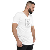 Unisex Short Sleeve V-Neck T-Shirt